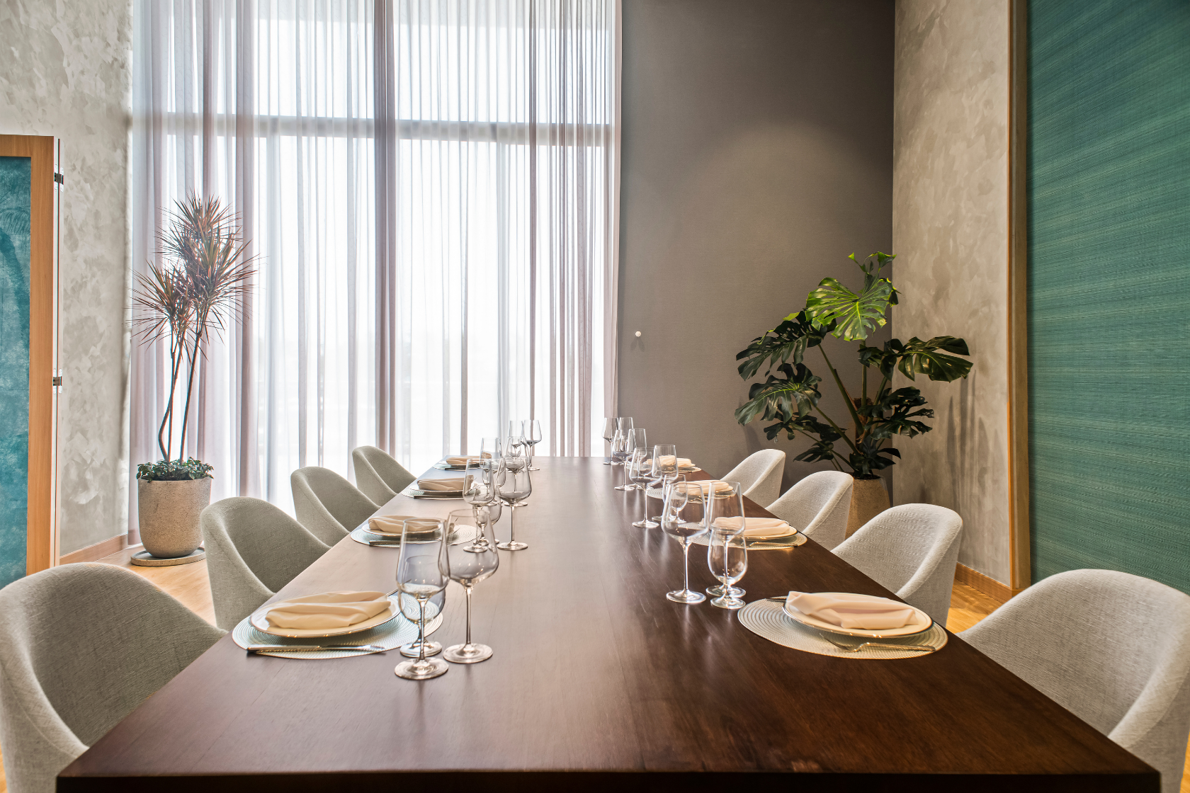 Nook VIP set up dinner